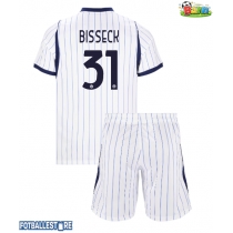 Inter Milan Yann Bisseck #31 Bortedraktsett Barn 2026-27 Kortermet (+ Korte bukser)